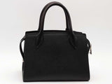 Prada Monochrome Saffiano Top Handle Black Handbag Aa0926rzxsa