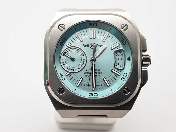 Bell & Ross 41 Br-x5 Ice Blue Dial Steel Automatic Watch Do0425lcrxde