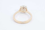 2.16ctw Lab Grown Round Diamond Ring 14k Yellow Gold 3.1g Size 6.5 Eb1124ierdu