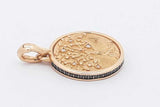 David Yurman 18k Yellow Gold Life & Death Duality Amulet Diamonds Eb1225wxxzsa