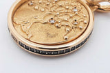 David Yurman 18k Yellow Gold Life & Death Duality Amulet Diamonds Eb1225wxxzsa