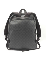 Gucci Medium Day Backpack In Grey & Black Gg Supreme Coated Canvas Fw0226rzxdu