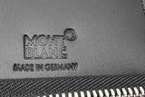 Mont Blanc Meisterstuck Black Leather Zippered Organizer Eb0726lxzsa