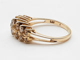 0.64 Cttw Natural Diamonds 14k Yellow Gold 3.4g Ring Size 6.75 Do0726orxde