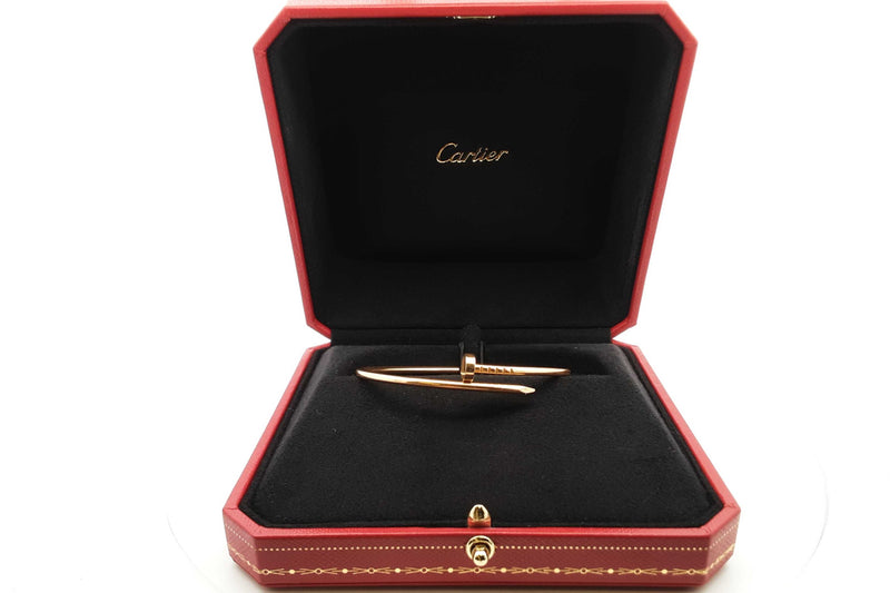 Cartier Juste Un Clou 18k Yellow Gold Bracelet 9.9 Grams Size 18 Eb0824olxzsa