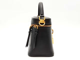 Balmain Pulse Vanity Black Calfskin Leather Bag Sd0426rzxde