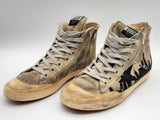 Golden Goose Francy Star Grey Suede Shoes Size It 39 Do1124lorde