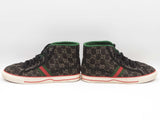 Gucci Tennis 1977 Black Mini Gg High Top Sneakers Size 11 Sd1225orzde