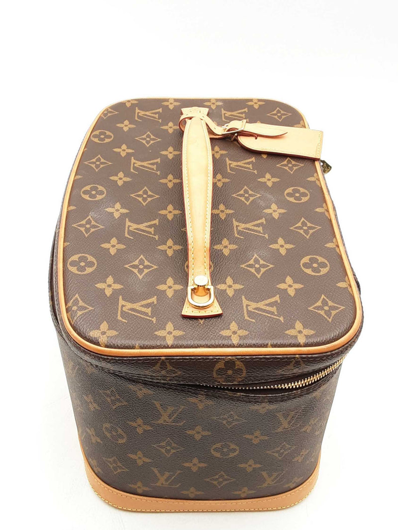 Louis Vuitton Monogram Nice Cosmetic Vanity Case Aa0225cxzsa