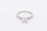 1.32cttw Diamond Ring In 14k White Gold 2.9 Grams Size 6.75 Eb0325lrxzsa