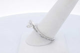 1.34cttw Diamond Ring In 18k White Gold 3.6 Grams Size 8.5 Eb1225lrxzde