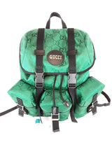 Gucci Gg Nylon Off The Grid Green Backpack Sd0825czxde