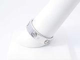 Cartier Classic Love Ring In 18k White Gold 7 Grams Size 60 (Us 9) Fw0326czxdu