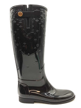 Louis Vuitton Embossed Monogram Drop Rubber Boots Size 40 Eb1225pxzde