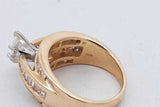 1.7cttw Diamond Ring In 14k Yellow Gold 8.9 Grams Size 8 Eb0626sxzsa