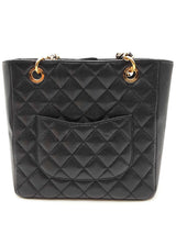 Chanel Quilted Caviar Shopping Tote Bag Eb0926lxxzde
