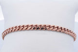 10k Rose Gold Cuban Link Bracelet 15.1 Grams 8.25 Inch Eb0526cxzde