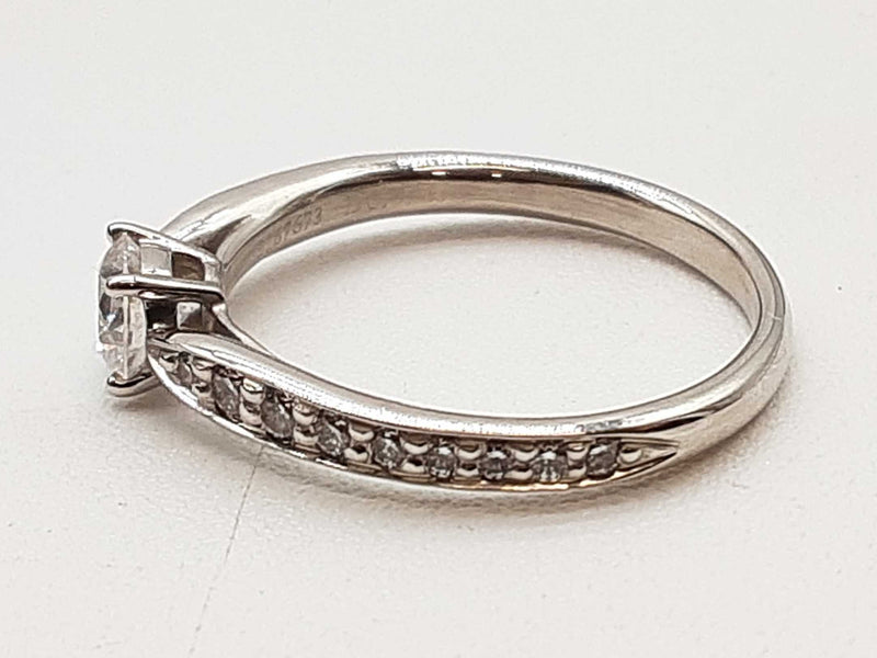 Tiffany & Co. Diamonds 0.95 Platinum 2.5g Ring Size 4 Do0425ixzde