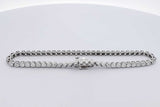 1.8cttw Diamond Tennis Bracelet In 14k White Gold 7.8 Grams 7 Inch Eb0626pxzsa