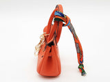 Orange Doggie Bag Holder Mini Bag Charm Do0925cde