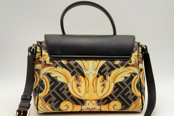 Versace Fendace Fendi X Versace Medusa Baroque Top Handle Bag Eb1224lrxzsa