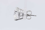 4.07ctw Lab Grown Diamond Single Stud Earring In 14k White Gold 1.9g Eb1225crxsa