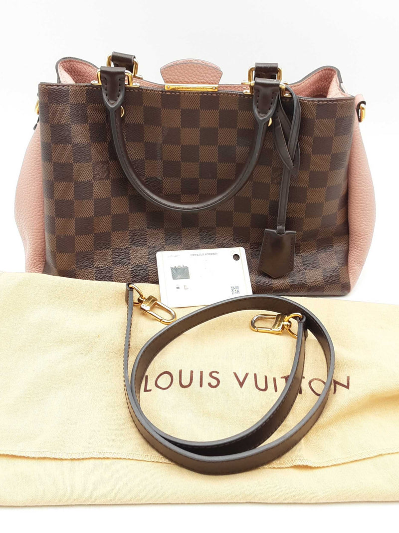 Louis Vuitton Damier Ebene Brittany Top Handle Bag Eb1224ixzsa