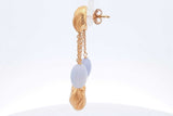 18k Yellow Gold Bracelet & Stud Drop Earrings 14.7 Grams Eb0325lxxzsa