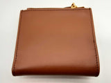 Prada Brown Leather Compact Bifold Wallet Do1024lxzde