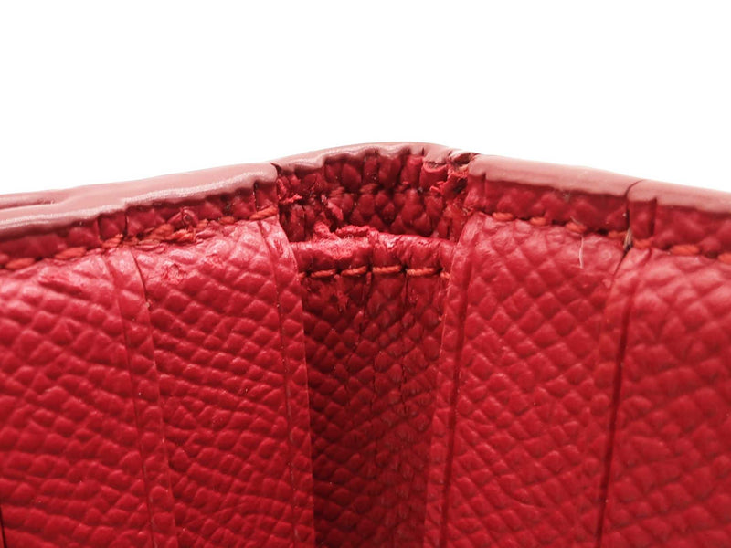 Coach Cherry Red Leather Trifold Wallet Do0825lrde