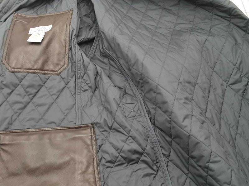 Hermes Quilted Jacket Gray Aa0525lpxzsa