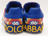 Dolce & Gabbana Portofino Sneaker Multi-color Size 40 Aa0126lzxsa