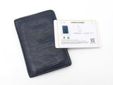Louis Vuitton Pocket Organizer Wallet In Black Epi Leather Fw0926lzxdu