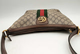 Gucci Gg Monogram Supreme Canvas Ophidia Shoulder Bag Eb0824wxzsa