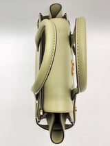 Michael Kors Carmen Belted Green Coated Canvas Crossbody Satchel Do1224ixde