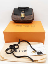 Louis Vuitton Locky Bb Monogram & Black Leather Top Handle Bag Eb0426cxzde