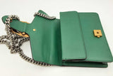 Gucci Green Leather Dionysus Shoulder Bag Eb1224sxzsa