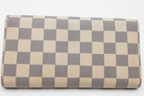 Louis Vuitton Damier Azur Sarah Wallet Eb0926lrrsa