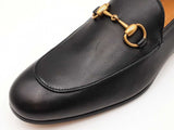 Gucci Jordaan Horsebit Black Leather Loafers Us Size 6.5 Fw0525lrzdu