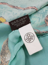 Hermès Equateur 90cm Scarf In Multicolor Washed Silk Twill Fw1026lxzdu