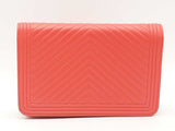 Chanel Chanel Red Chevron Crossbody Aa0325szxsa