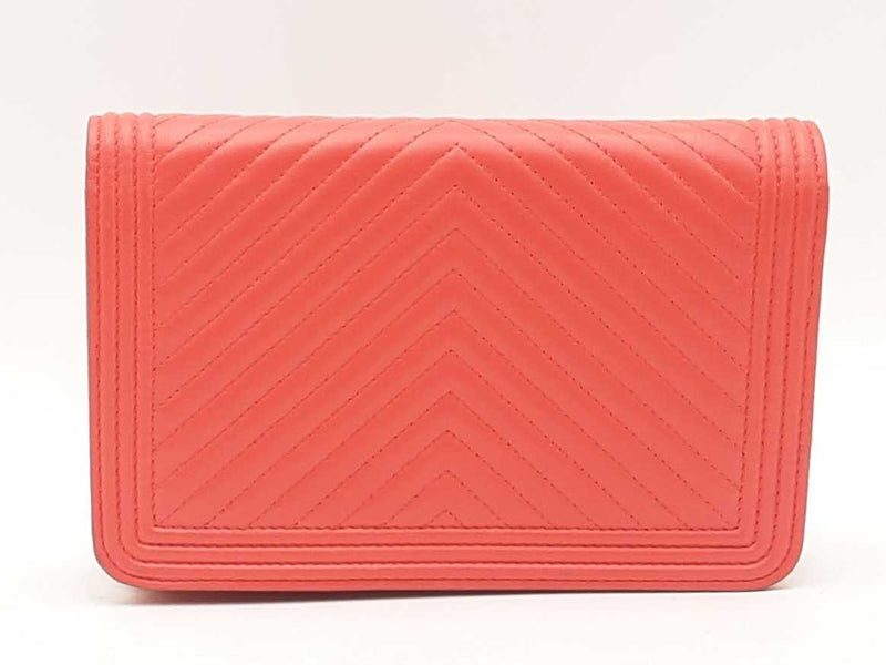 Chanel Chanel Red Chevron Crossbody Aa0325szxsa
