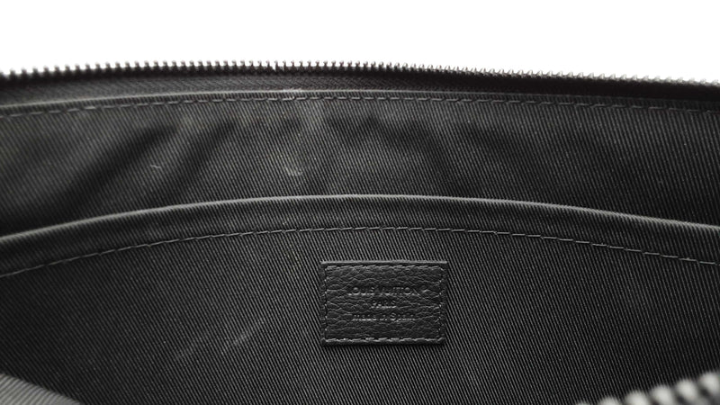 Louis Vuitton To-go Pochette In Monogram Shadow Black Leather Fw1125wzxdu