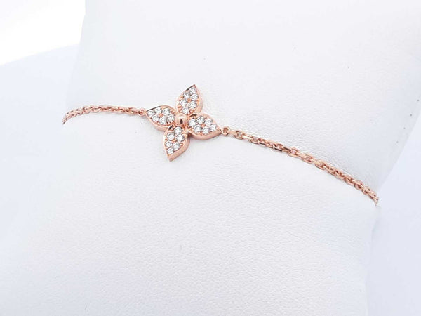 Louis Vuitton 18k Rose Gold Blossom Bracelet 3.8 Grams 6-7 Inch Fw0325lxzxdu