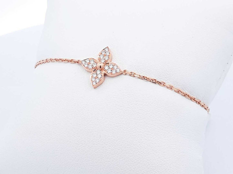 Louis Vuitton 18k Rose Gold Blossom Bracelet 3.8 Grams 6-7 Inch Fw0325lxzxdu