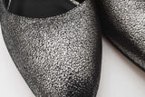 Salvatore Ferragamo Silver Metallic Ortensia Mary Jane Pumps Size 6b Eb0626lxzsa