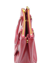 Prada Red Patent Saffiano Leather Galleria Tote Bag Eb0926pxzsa