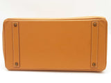 Hermes Birkin 40 Gold Tan Clemence Gold Hardware Handbag Do0424csxzde