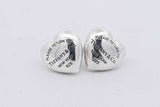 Tiffany & Co. 925 Return To Tiffany Full Heart Necklace & Earrings Eb0526orxsa