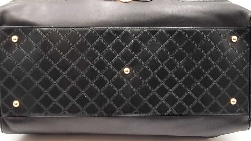 Versace Sunburst Black Duffle Bag Sd0925rzxdu